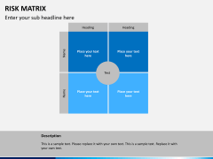 Risk matrix PPT slide 12