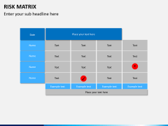 Risk matrix PPT slide 8