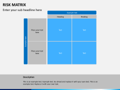 Risk matrix PPT slide 9
