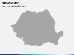 Romania map PPT slide 3