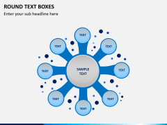 Round text boxes PPT slide 11