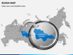 Russia map PPT slide 14