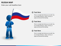 Russia map PPT slide 23