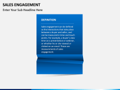 Sales Engagement PPT slide 1