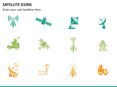 Satellite Icons PPT slide 6