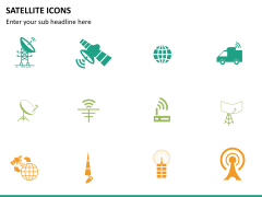 Satellite Icons PPT slide 9