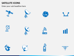 Satellite Icons PPT slide 3