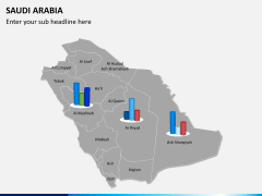 Saudi arabia map PPT slide 12