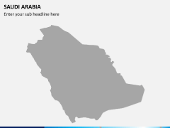 Saudi arabia map PPT slide 7