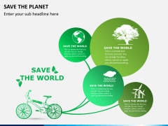 Save the planet PPT slide 1