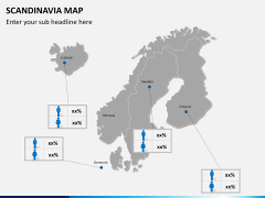 Scandinavia map PPT slide 17