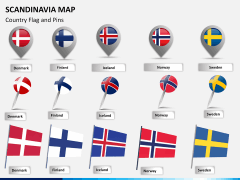 Scandinavia map PPT slide 19