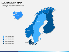 Scandinavia map PPT slide 8