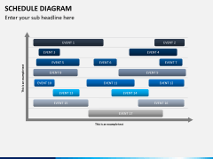 Schedule diagram PPT slide 2