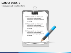 School objects PPT slide 13