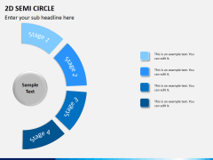 Semi circle PPT slide 8