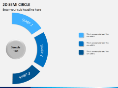Semi circle PPT slide 9
