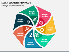 Seven Segment Heptagon PPT Slide 1