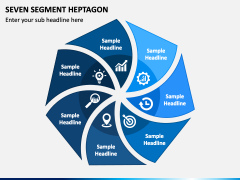 Seven Segment Heptagon PPT Slide 2