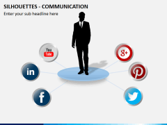 Silhouettes communication PPT slide 3