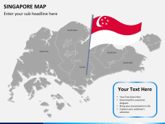 Singapore map PPT slide 18