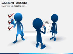 Slide man checklist PPT slide 1