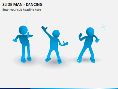 Slide man dancing PPT slide 1