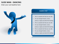 Slide man dancing PPT slide 3