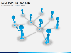 Slide man networking PPT slide 1