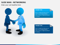 Slide man networking PPT slide 2