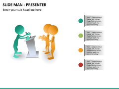 Slide man presenter PPT slide 4