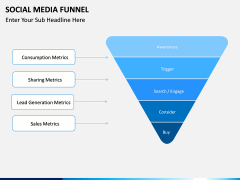 Social Media Funnel PPT slide 7