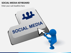 Social media keyboard PPT slide 1