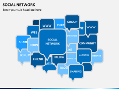 Social network PPT slide 2