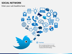 Social network PPT slide 3