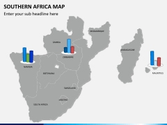 Southern africa map PPT slide 15
