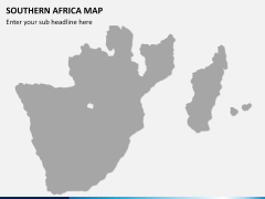 Southern africa map PPT slide 7