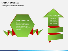 Speech bubbles PPT slide 3