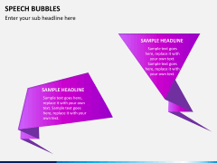 Speech bubbles PPT slide 5