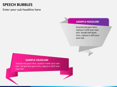 Speech bubbles PPT slide 6
