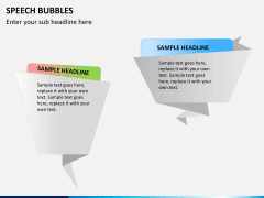 Speech bubbles PPT slide 7