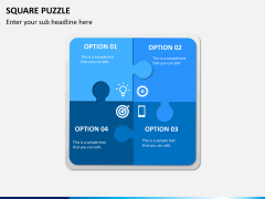 Square puzzle PPT slide 1