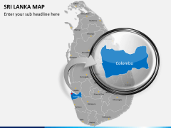 Sri lanka map PPT slide 12