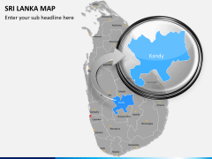 Sri lanka map PPT slide 14