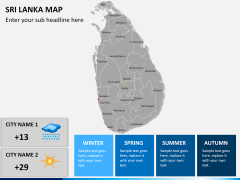Sri lanka map PPT slide 20