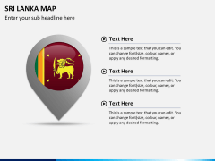 Sri lanka map PPT slide 21