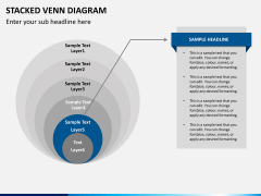 Stacked venn diagram PPT slide 10