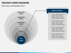 Stacked venn diagram PPT slide 11