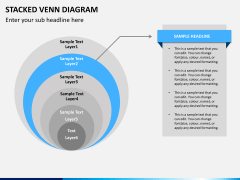 Stacked venn diagram PPT slide 7