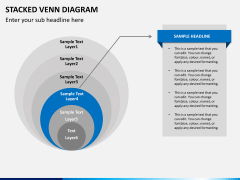 Stacked venn diagram PPT slide 9